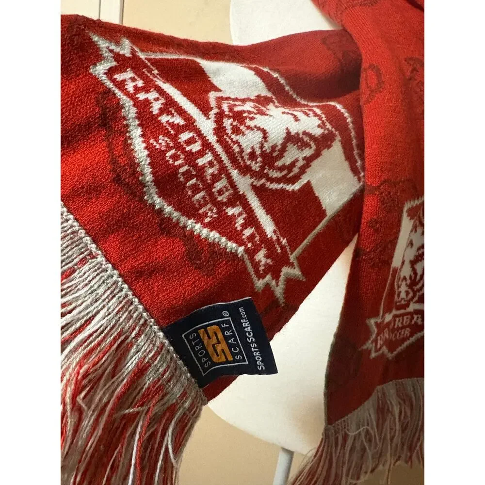 Arkansas Razorback soccer scarf  reversible